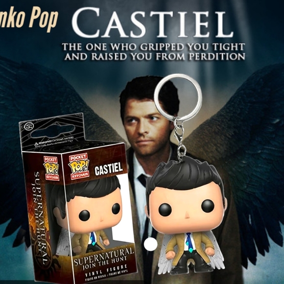 FUNKO POP!! Supernatural Limited Edition Character Castiel with Wings NWT - Picture 2 of 10